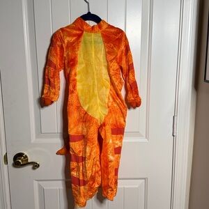 Kids T-Rex Dinosaur Costume - Orange and Yellow